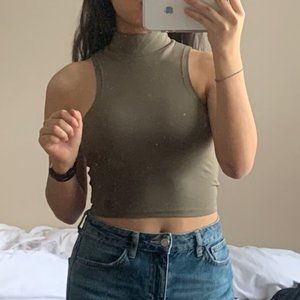 ASOS Olive halter top